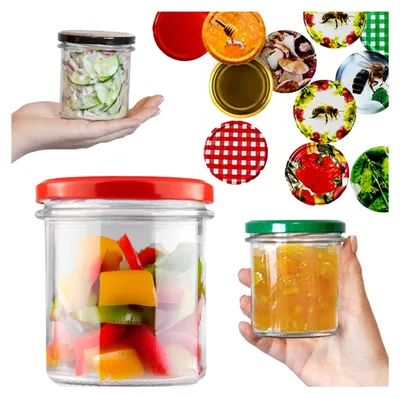 Produktbild von 5 Gläser à 350 ml Honig-Fleischpastete, einfache Konfitüren für Kerzen