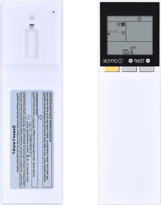 Productafbeelding van Airco Afstandsbediening - Vervangende Bediening - Kamer Koelen - Directe Werking - 10 x 5 x 2 cm - Zwart