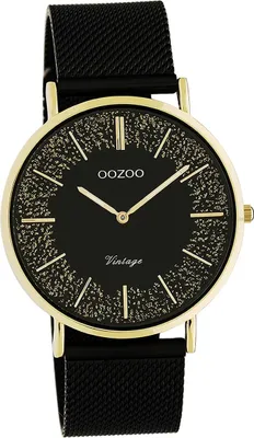 Produktbild von Oozoo Damen Armbanduhr blau Analog C20102 Vintage Edelstahlarmband D2UOC20188