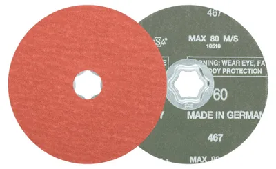 Produktbild von PFERD 64191106, Tellerschleifer, Universal, 12200 RPM, Rund, 12,5 cm, 25 Stück(e)
