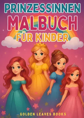 Produktbild von Prinzessinnen Malbuch für Kinder