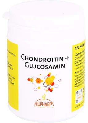 Image de ALLPHARM Gélules de chondroïtine-glucosamine, 120 gélules