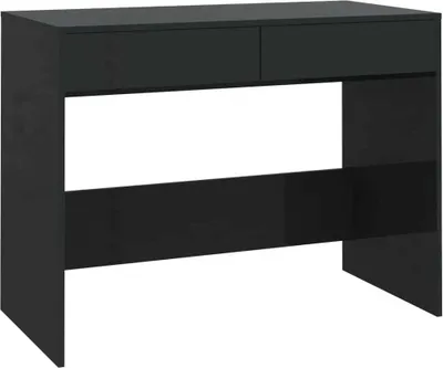 Obrázek produktu pro vidaXL Psací stůl černý 101x50x76,5 cm odvozený výrobek ze dřeva