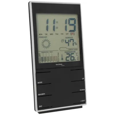 Produktbild von Technoline WS 9120, Schwarz, Silber, AAA, 176 mm, 87 mm, 54 mm, 160 g