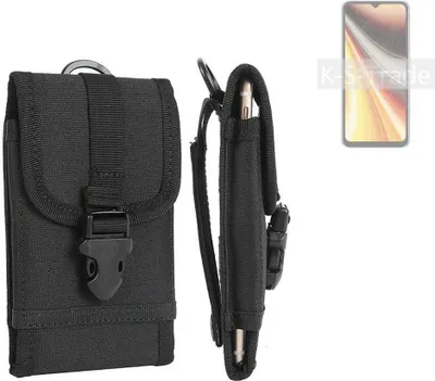 Produktbild von K-S-Trade Holster Handy Hülle kompatibel mit UMIDIGI Power 7 Max Holster Handytasche Gürtel Tasche Schutz Hülle Robust Outdoor schwarz