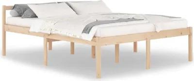 Zdjęcie produktu dla vidaXL Łóżko dla seniora 160x200 cm lite drewno sosnowe