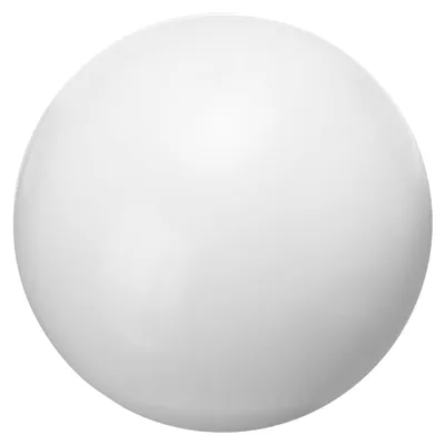 Obrázok produktu pre Dekoratívna guľa, priemer 2,5 palca (63 mm), biela, lesklá