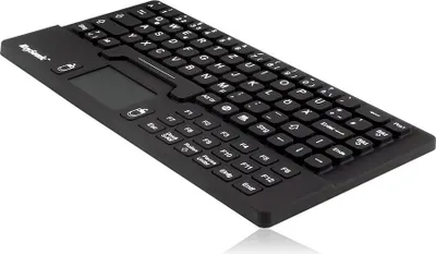 Zdjęcie produktu dla KeySonic KSK-5031IN (UK), Mini, Przewodowa, USB, Mechaniczna, QWERTY, Czarny
