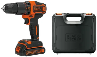 Immagine prodotto di Black & Decker BDCHD18K-QW Black & Decker BDCHD18K Akku-Schlagbohrschrauber