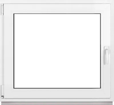 Produktbild von Framex Kellerfenster Fenster Kunststofffenster Weiß Breite x Höhe 95 x 80 cm (950 x 800 mm) 2fach (32 mm) Dreh Kipp DIN Links - Premium