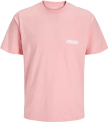 Produktbild von JACK&JONES CORE JCOSAGO LOGO SLUB TEE SS CREW NECK Pink Icing L