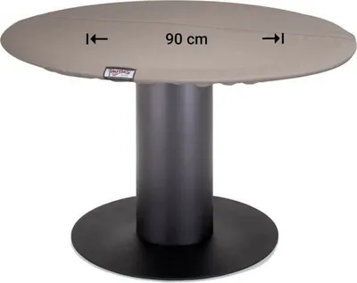 Produktbild von Raffles Covers Abdeckplane für eine runde Tischplatte Ø 90 cm | Atmungsaktiv | Wasserdicht | UV-beständig | Doppelnähte | Elastischer Kordelzug