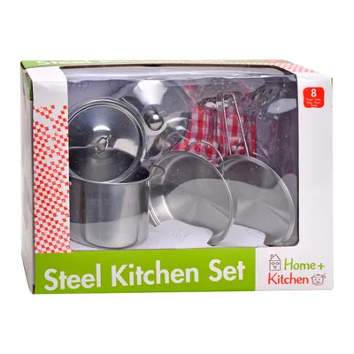 Produktbild von Johntoy Home Kitchen Pannet Set, 8dlg.