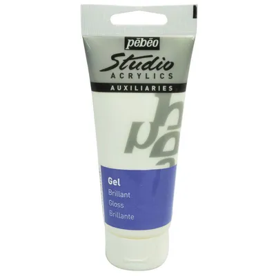 Produktbild von Glänzendes Gel zur Vorbereitung von Acrylfarben - 100 ml