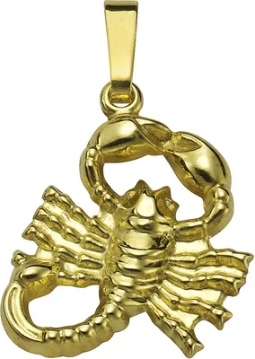 Produktbild von V Anhänger Sternzeichen Skorpion 585/- Gold 1,8cm gelb 371340627-1-008
