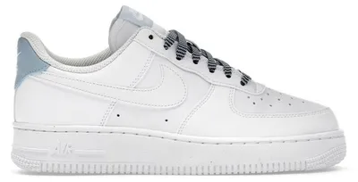 Immagine prodotto di Nike Air Force 1 Low '07, colore bianco e blu "Light Armory", taglia EU 35.5 (donna)