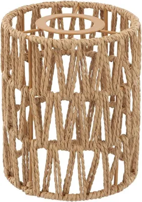 Productafbeelding van Natuurlijke rotan lampenkap voor boho verlichting - hanglamp, tafellamp, plafondlamp