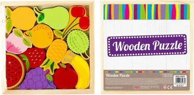Immagine prodotto di Puzzle in legno 12el Frutti 500638 Mega Creative