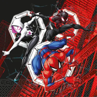 Produktbild von Spiderman World of Web 20 Servietten