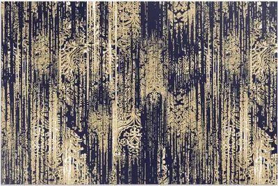 Produktbild von Textur eines abgenutzten Vintage-Boho-Stoffes – Vinylteppich – 60x90 cm – Outdoor Teppich – Terrasse – Wetterfest – Modern