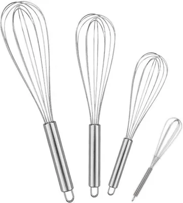 Immagine prodotto di Set da cucina in acciaio inossidabile, 21-29 cm, argento, frullatore, sbattitore