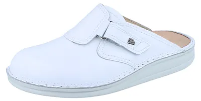 Obrázek produktu pro Finn Comfort, Venedig, uni, dámské, pánské, mule, bílé, kožené, NOVINKA - dámské mule / oddělovače prstů, bílé, kožené (nappa)
