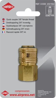 Obrázek produktu pro Rychlospojka s 3/8'' vnitřním závitem