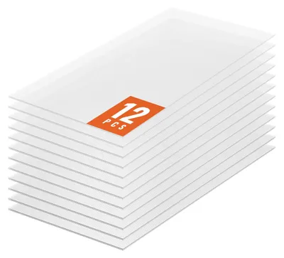 Productafbeelding van VEVOR set met 12 polycarbonaat kasplaten, 1210 x 605 x 6 mm, meerlaagse platen, waterdicht, UV-bestendig, gegolfde holle platen