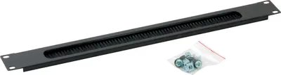 Obrázek produktu pro Triton Straight-way panel 1U with brush, Černá