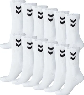 Produktbild von hummel Uni Sport Socken 12er Pack  Farbe: weiss Größe: 46-48