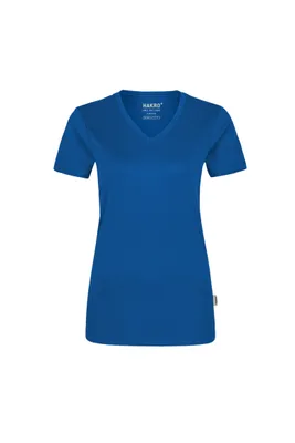 Produktbild von HAKRO Hakro Damen V-T-Shirt Coolmax (Polyesterfasern) #187 Gr. S royal