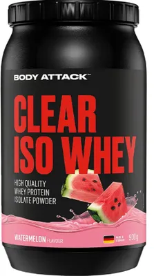 Produktbild von Body Attack Clear Iso Whey – 900 g Watermelon