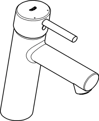 Produktbild von Einhand-Waschtischbatterie CONCETTO 1/2Zoll M-Size glatter Körper chr glatter Körper chrom