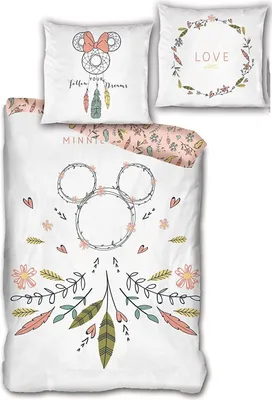 Immagine prodotto di Lenzuola Disney Minnie Acchiappasogni , 80 x 80 cm + 135 x 200 cm