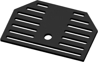 Produktbild von Eckiger Kaminrost/Ascherost 335 x 217 x 10 mm für Leda Kaminöfen