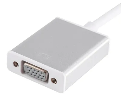 Obrázek produktu pro Převodník USB 3.1 typu C na VGA – kabel s konektorem, stříbrný