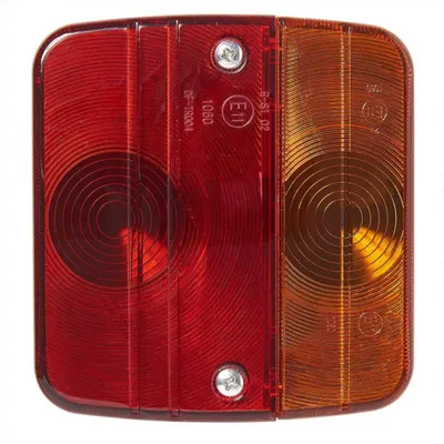 Productafbeelding van Achterlicht met 4 functies, afmetingen 98x104mm, verpakt in een blisterverpakking