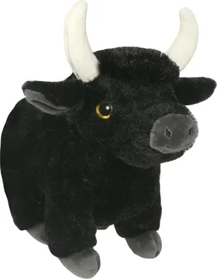 Produktbild von Sandy Bull/Kuh Pluschtier - schwarz - Plusch - 21 cm - Tiere Pluschtiere - Pluschkuh