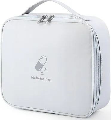 Produktbild von Payato Notfalltasche groß - Tragbarer Erste-Hilfe-Organizer für Medizin, Medikamente & Notfallapotheke, Grau