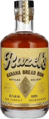 Produktbild von Razel's Banana Bread Rum 0,5l 38,1% vol.