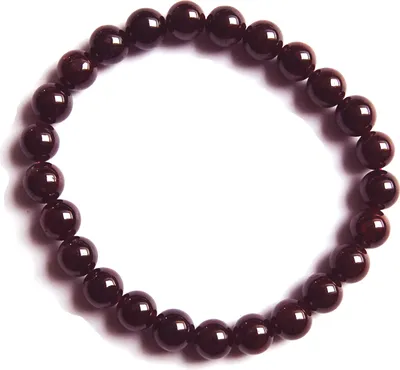 Produktbild von Edelstein-Armband Granat, Kugeln Ø 8 mm