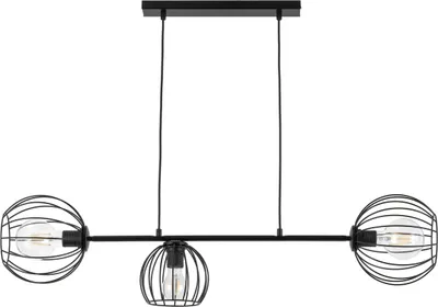 Zdjęcie produktu dla Lampa wisząca Madam czarna 3xE27x15W metal wym:80x99x21cm IP20 Sigma Lighting