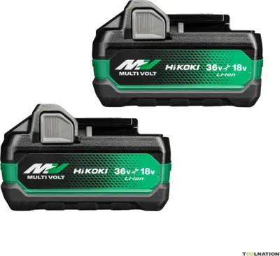 Zdjęcie produktu dla Hikoki Akumulator Multivolt 36V 4,0Ah 18V 8,0Ah Bsl36B18X 2Szt.