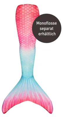 Produktbild von Fin Fun Stoff OHNE MONOFLOSSE, Bahama Blush, Youth S (110-122)