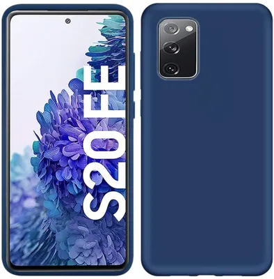 Obrázek produktu pro Pouzdro pro Samsung Galaxy S20 FE / S20 FE 5G, měkké silikonové ochranné pouzdro z tekuté gumy modré