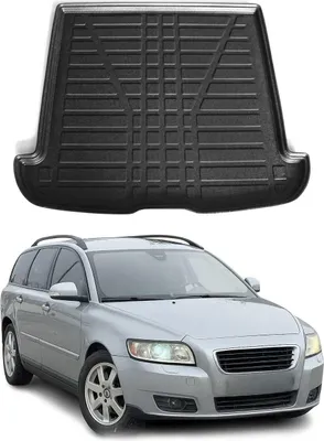 Produktbild von Kofferraumwanne Laderaumwanne für Volvo V50 2004-2012 Gummi TPE Schwarz