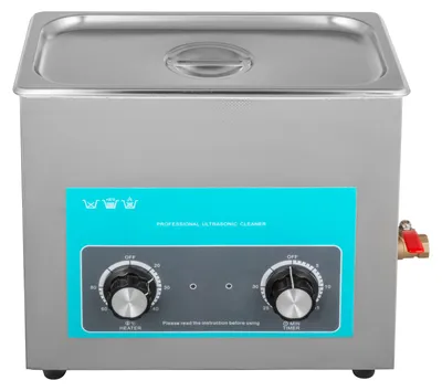 Obrázek produktu pro SucceBuy ultrazvuková čistička, 6 l, profesionální tlačítkové ovládání z nerezové oceli 304, ohřev a časovač pro důkladné čištění šperků, hodinek, brýlí a drobných součástek