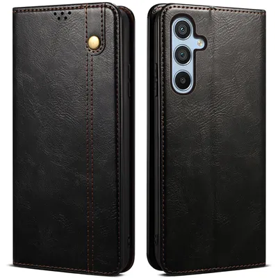 Immagine prodotto di Custodia per Samsung Galaxy A54, custodia flip in pelle con funzione stand nero