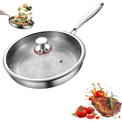 Immagine prodotto di Padella antiaderente Titan, diametro 26 cm, superficie martellata, adatta per induzione e forno