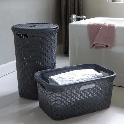 Zdjęcie produktu dla Curver | Kosz na pranie | 45L | Antracyt